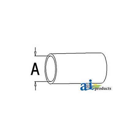 A & I Products Radiator Hose, Lower 4.6" x2.5" x2.5" A-164131A